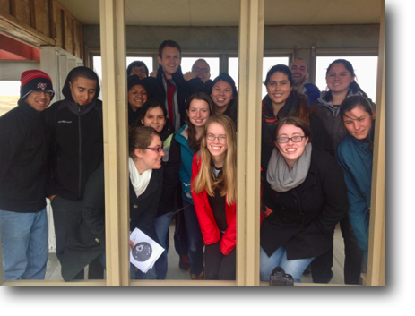 Students from Stanford University visited Wingsprings in late March.